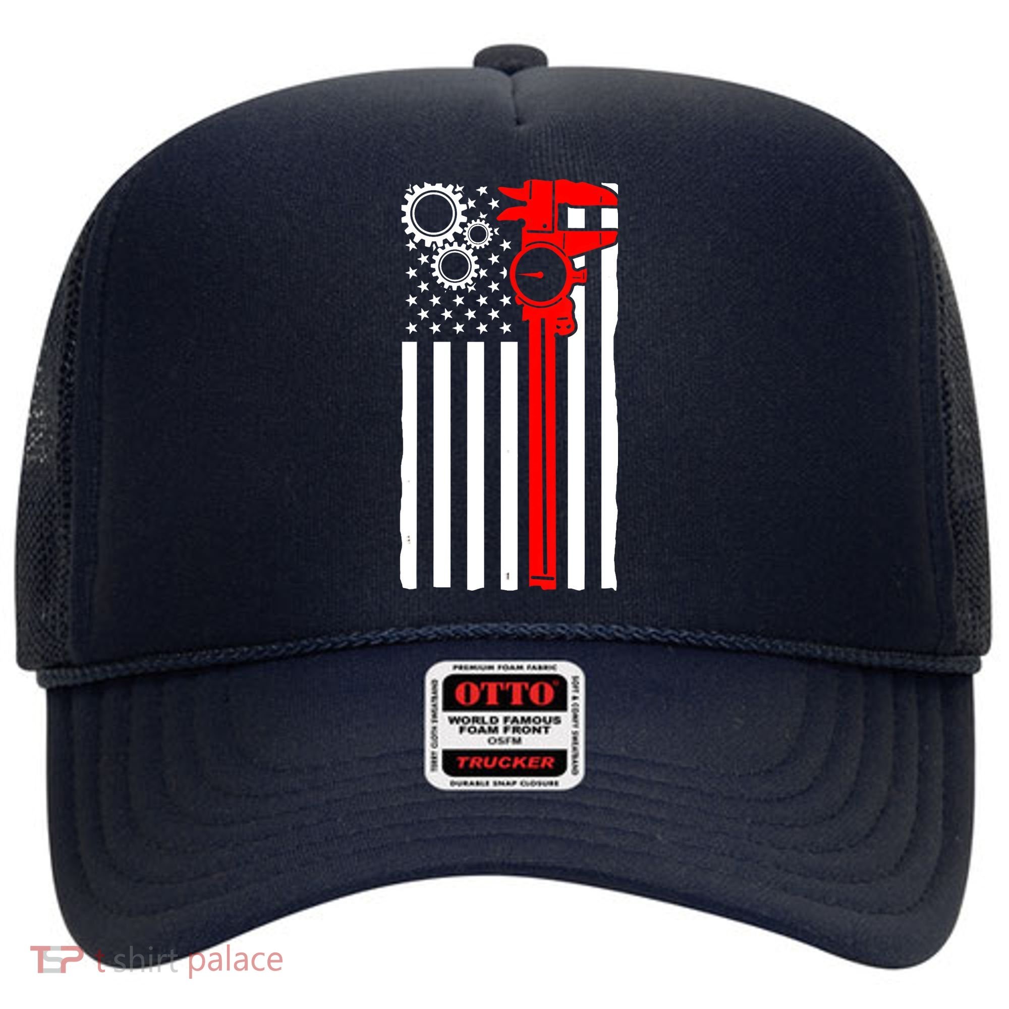 Machinist Flag Tools CNC Machine Operator Machining Hat