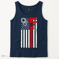 Machinist Flag Tools CNC Machine Operator Machining Tank Top thumb 2