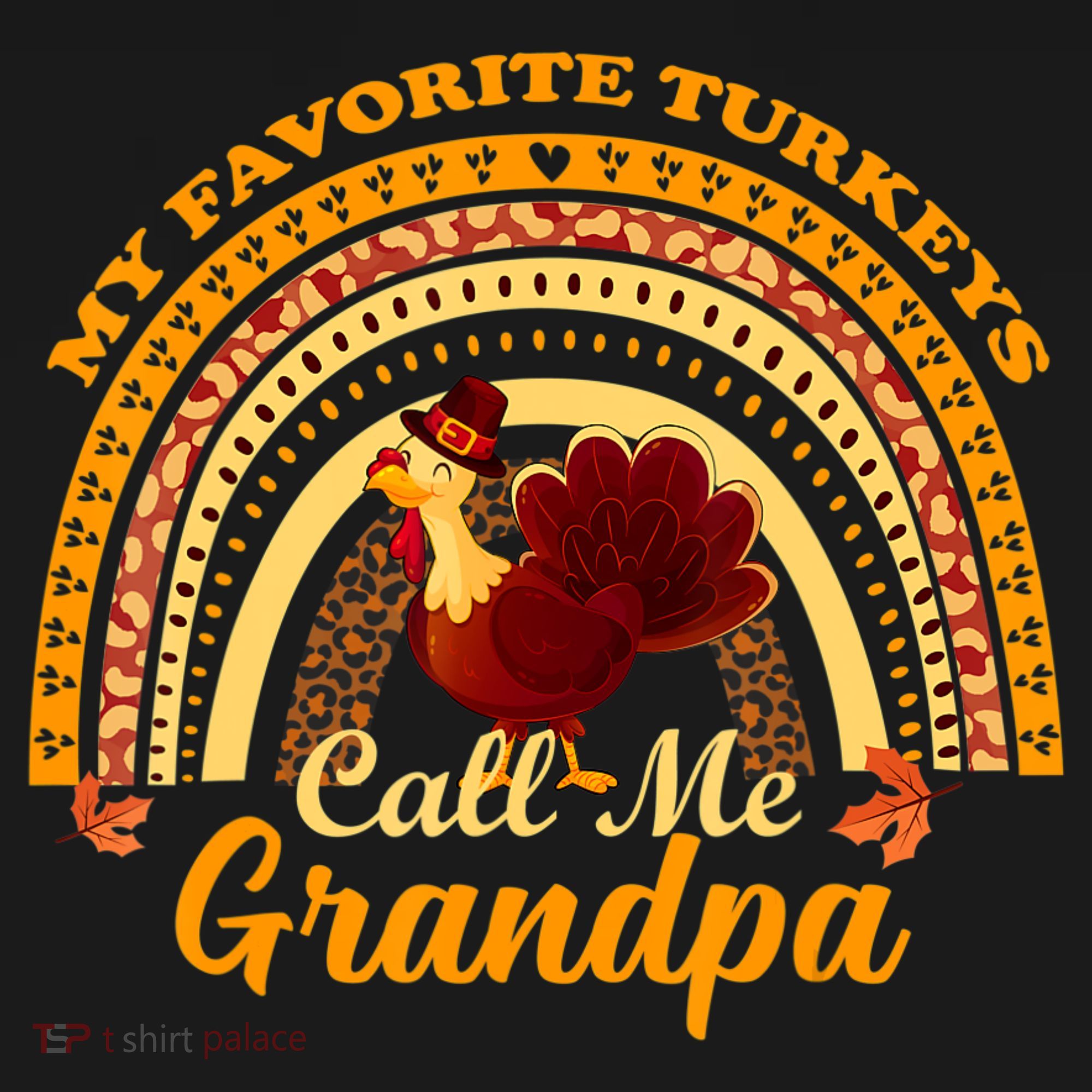 My Favorite Turkeys Call Me Grandpa Thanksgiving Thankful Women's Tank Top