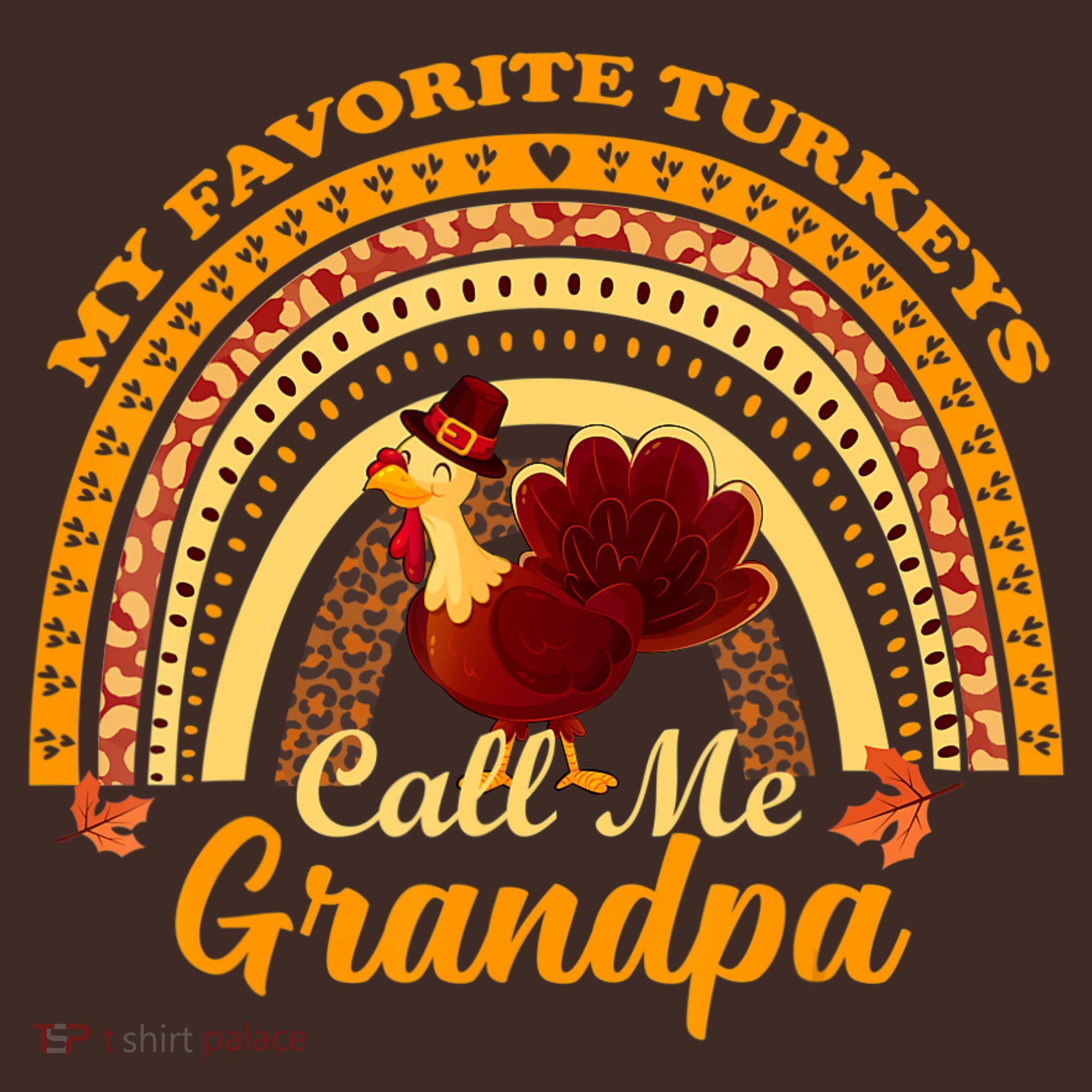 My Favorite Turkeys Call Me Grandpa Thanksgiving Thankful Mousepad
