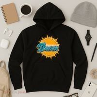 Miami Football This Team Make Me Drink Funny Hoodie thumb 3
