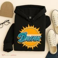 Miami Football This Team Make Me Drink Funny Hoodie thumb 4