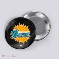 Miami Football This Team Make Me Drink Funny Button thumb 0