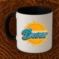 Miami Football This Team Make Me Drink Funny Coffee Mug thumb 2