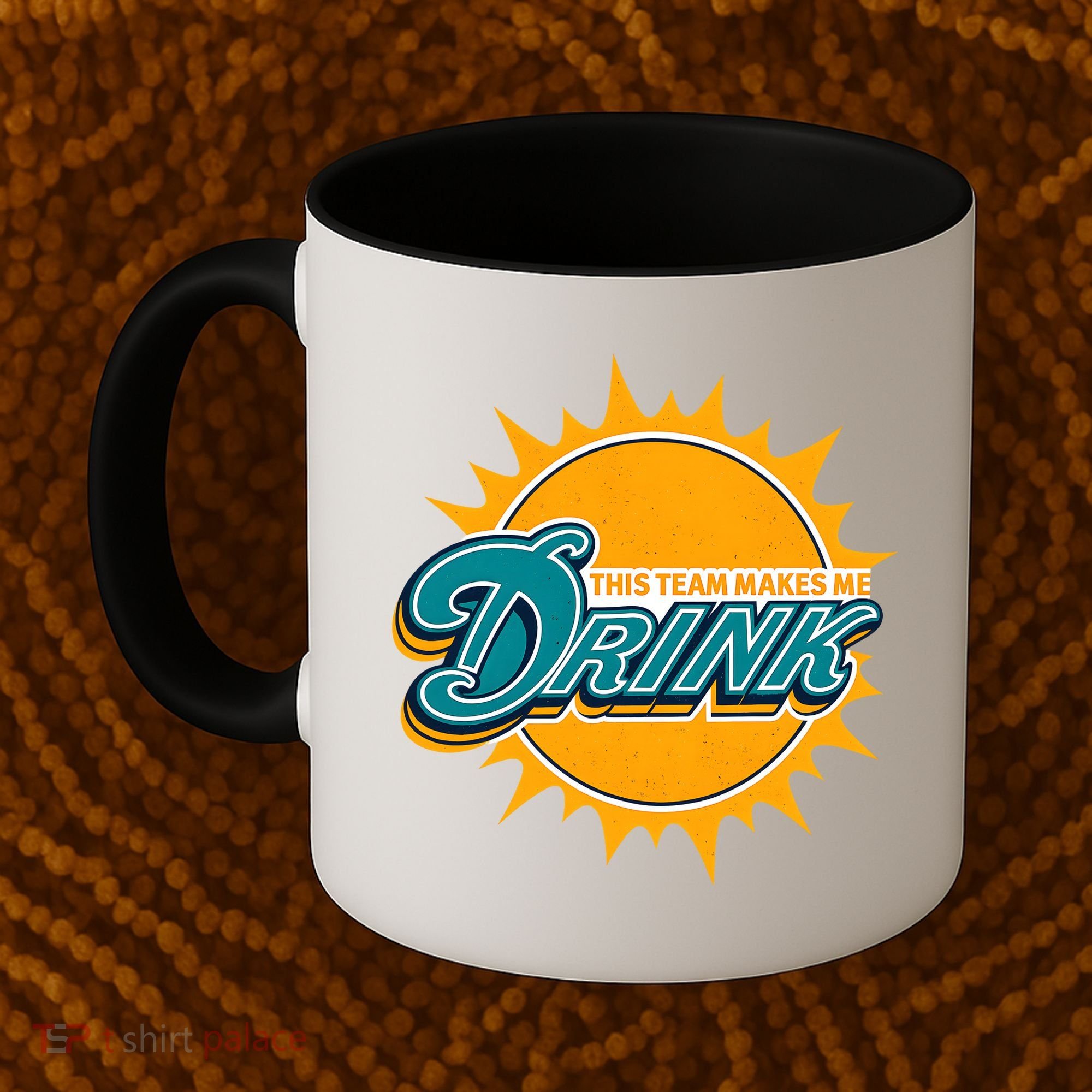 Miami Football This Team Make Me Drink Funny Coffee Mug