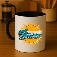 Miami Football This Team Make Me Drink Funny Coffee Mug thumb 4