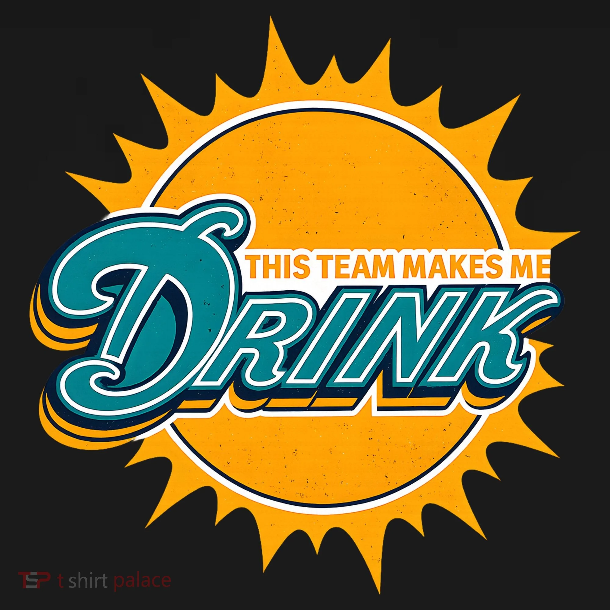 Miami Football This Team Make Me Drink Funny Ornament