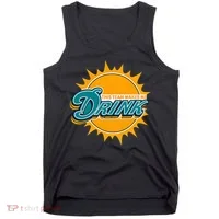 Miami Football This Team Make Me Drink Funny Tank Top thumb 0