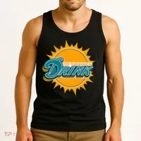 Miami Football This Team Make Me Drink Funny Tank Top thumb 3