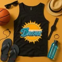 Miami Football This Team Make Me Drink Funny Tank Top thumb 4