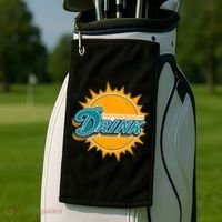 Miami Football This Team Make Me Drink Funny Golf Towel thumb 2