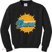 Miami Football This Team Make Me Drink Funny Kids Sweatshirt thumb 0