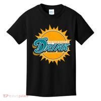 Miami Football This Team Make Me Drink Funny Kids T-Shirt thumb 0