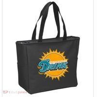 Miami Football This Team Make Me Drink Funny Tote Bag thumb 2