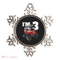 Monster Fire Truck 3rd Birthday Boy 3 Firefighter Ornament thumb 0