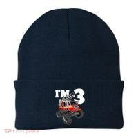 Monster Fire Truck 3rd Birthday Boy 3 Firefighter Beanie thumb 0