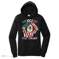 Mexicans For Trump 2024 Mexico Usa Friendship Flag Women's Hoodie thumb 0