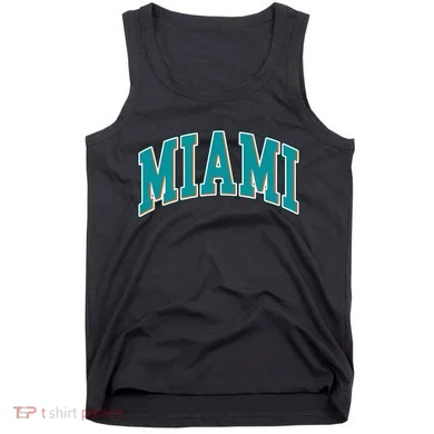 Miami Florida Throwback Design Print Classic Tank Top