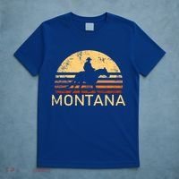 Montana For The Cow Cow Horse Lover Rancher Farmer Gift T-Shirt thumb 5