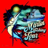 Marlin Fishing Tour Santa Hat thumb 1
