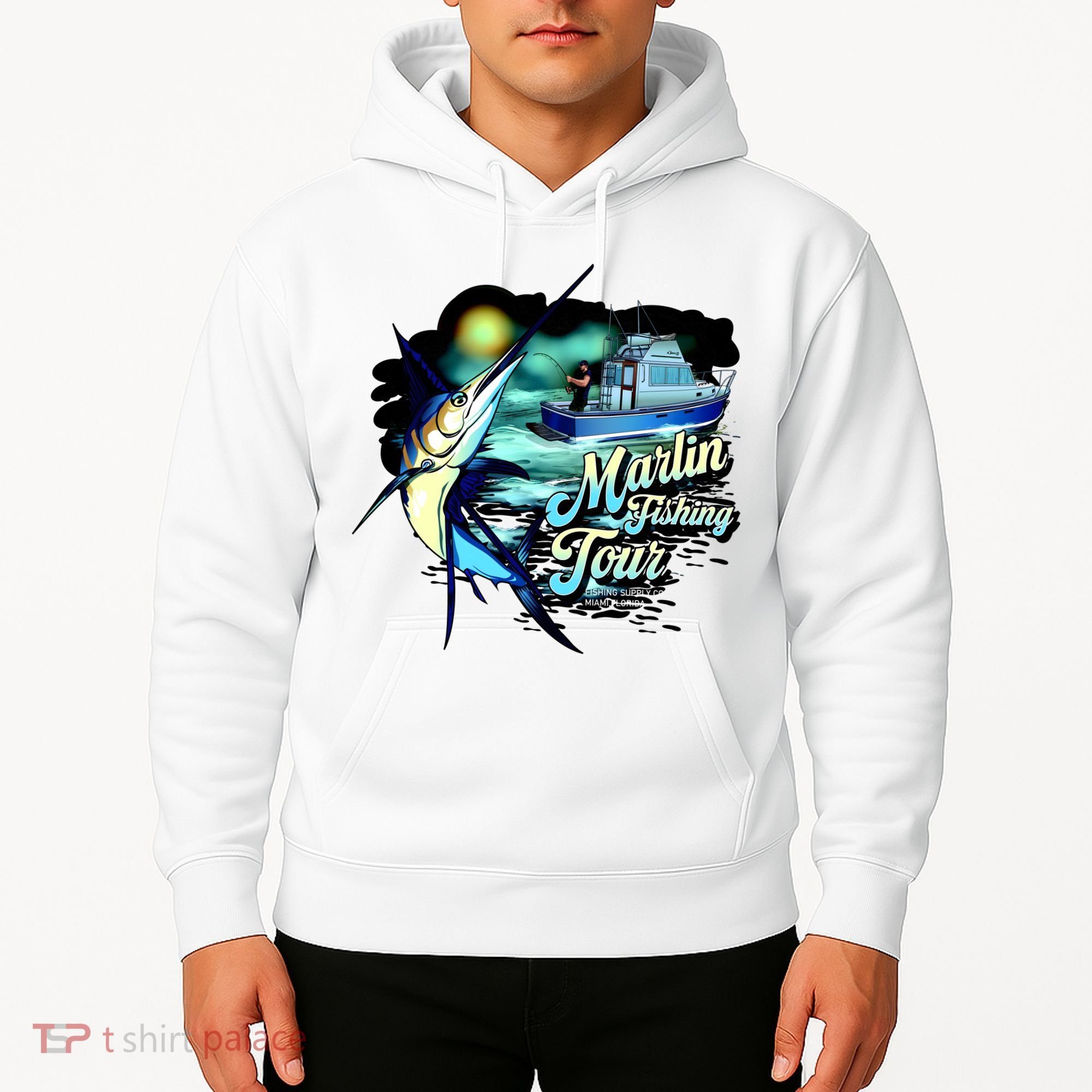 Marlin Fishing Tour Hoodie