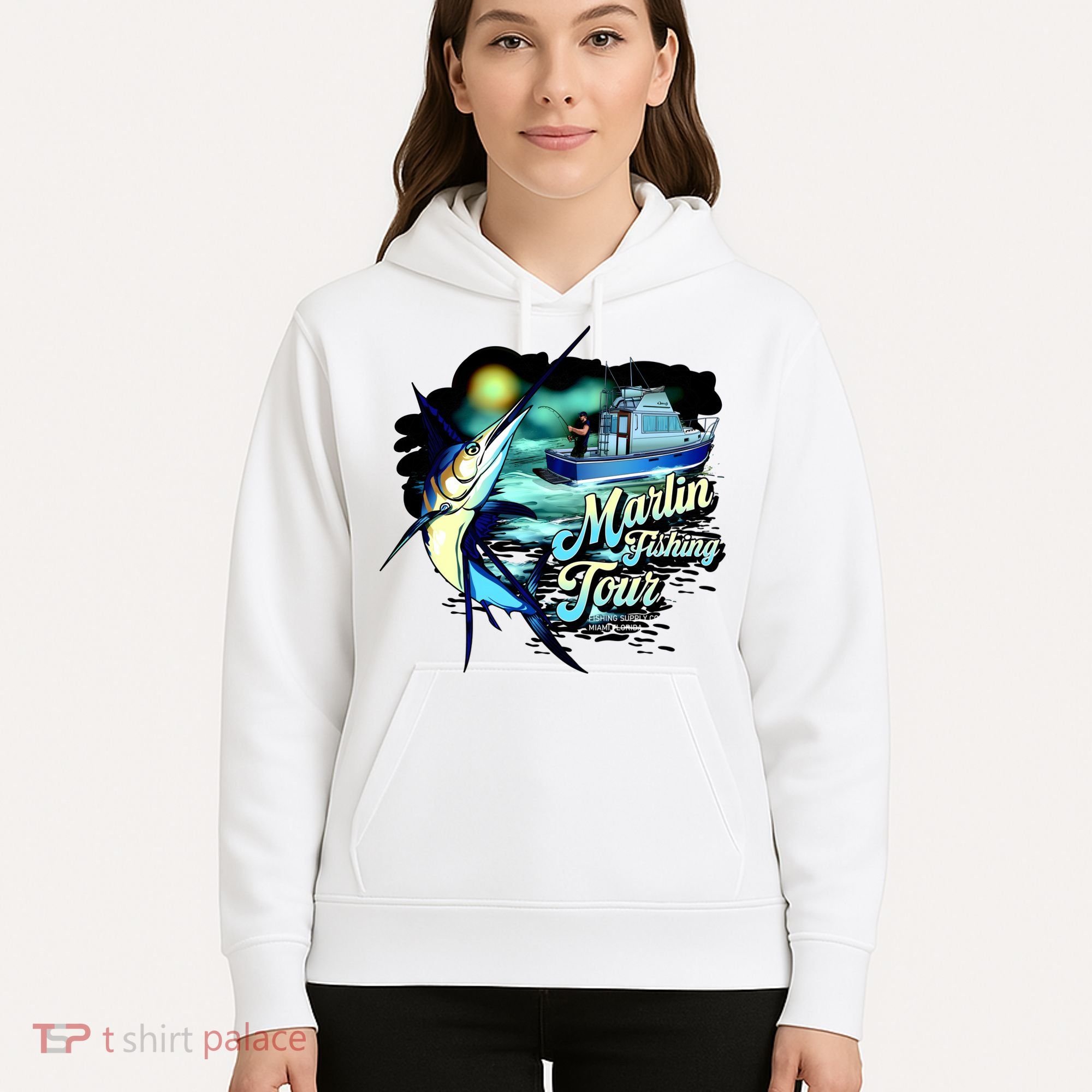 Marlin Fishing Tour Hoodie