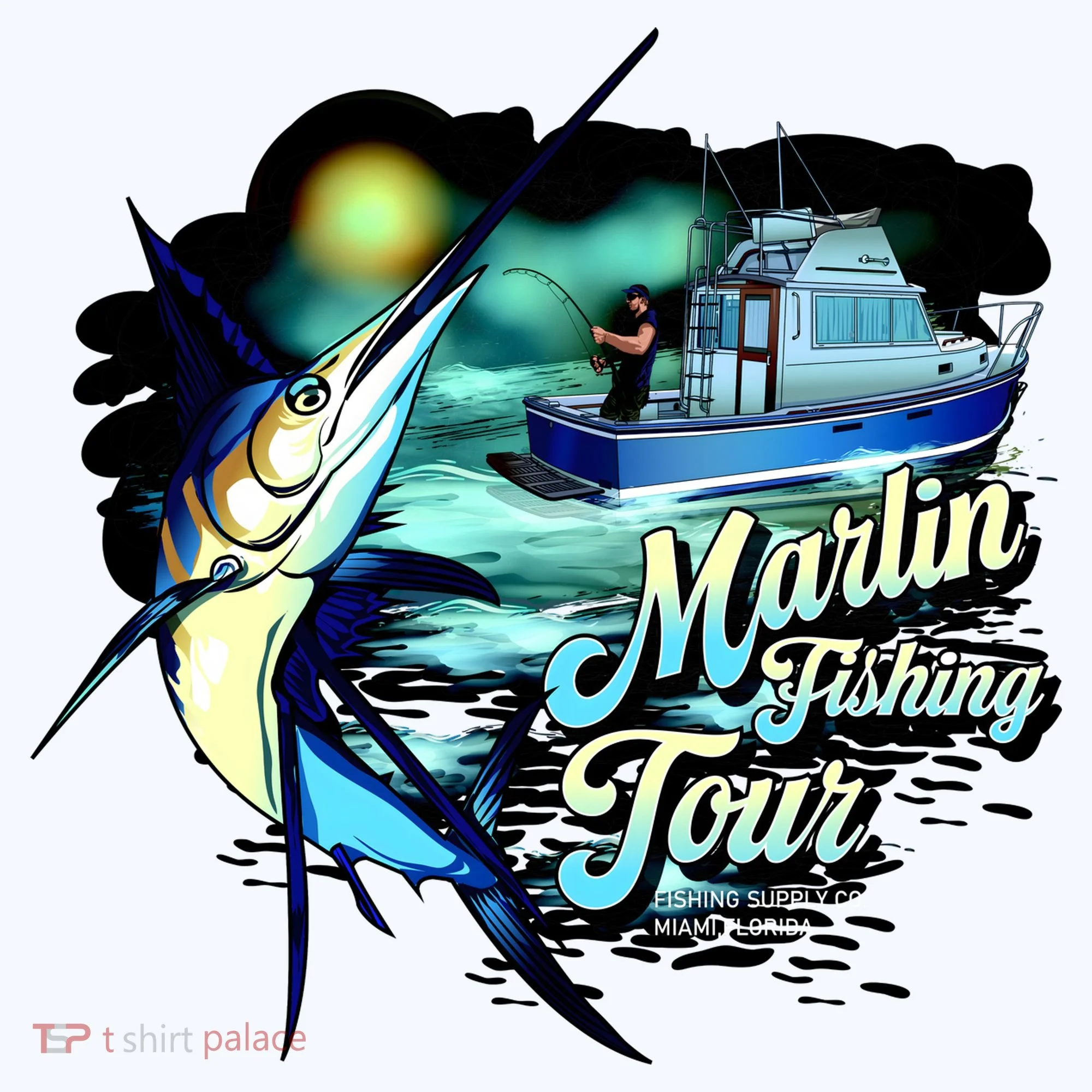 Marlin Fishing Tour Long Sleeve Shirt