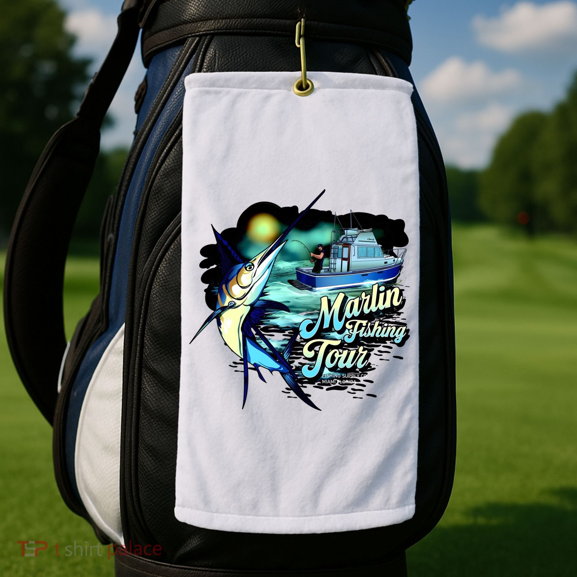 Marlin Fishing Tour Golf Towel