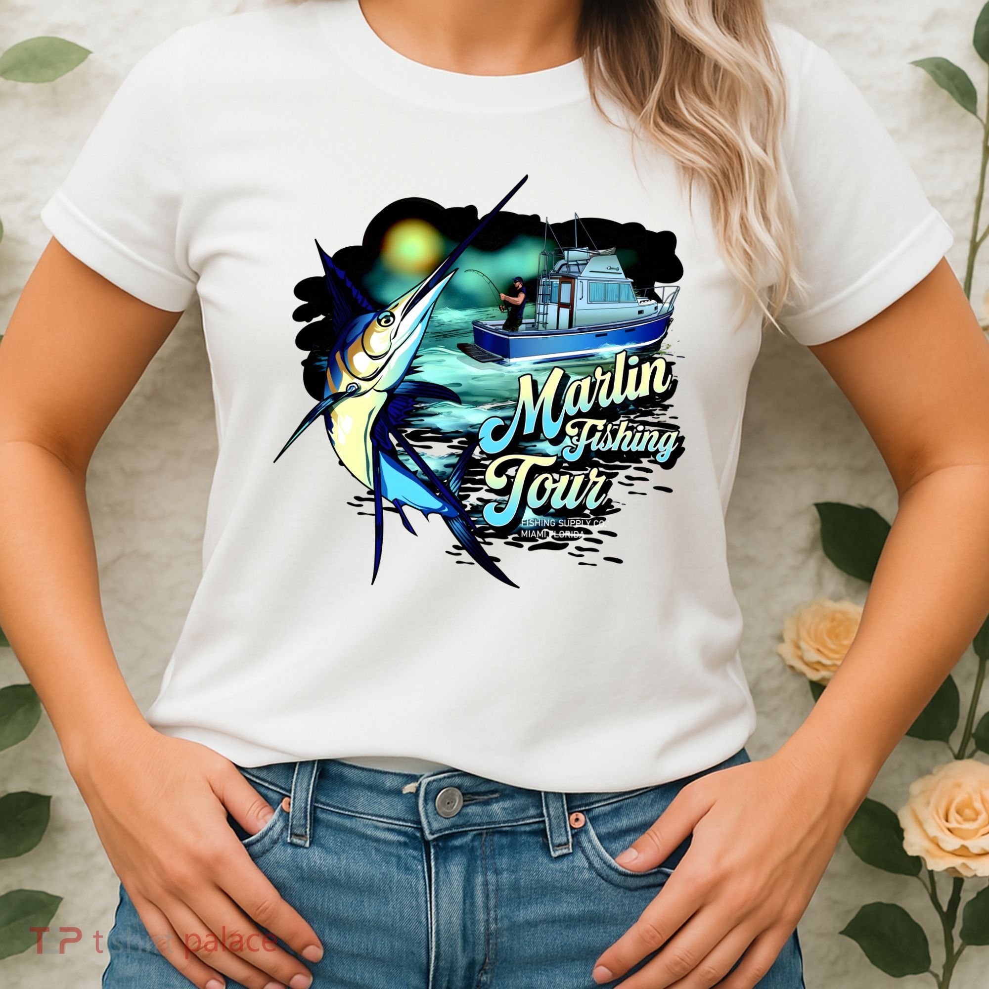 Marlin Fishing Tour Women's T-Shirt