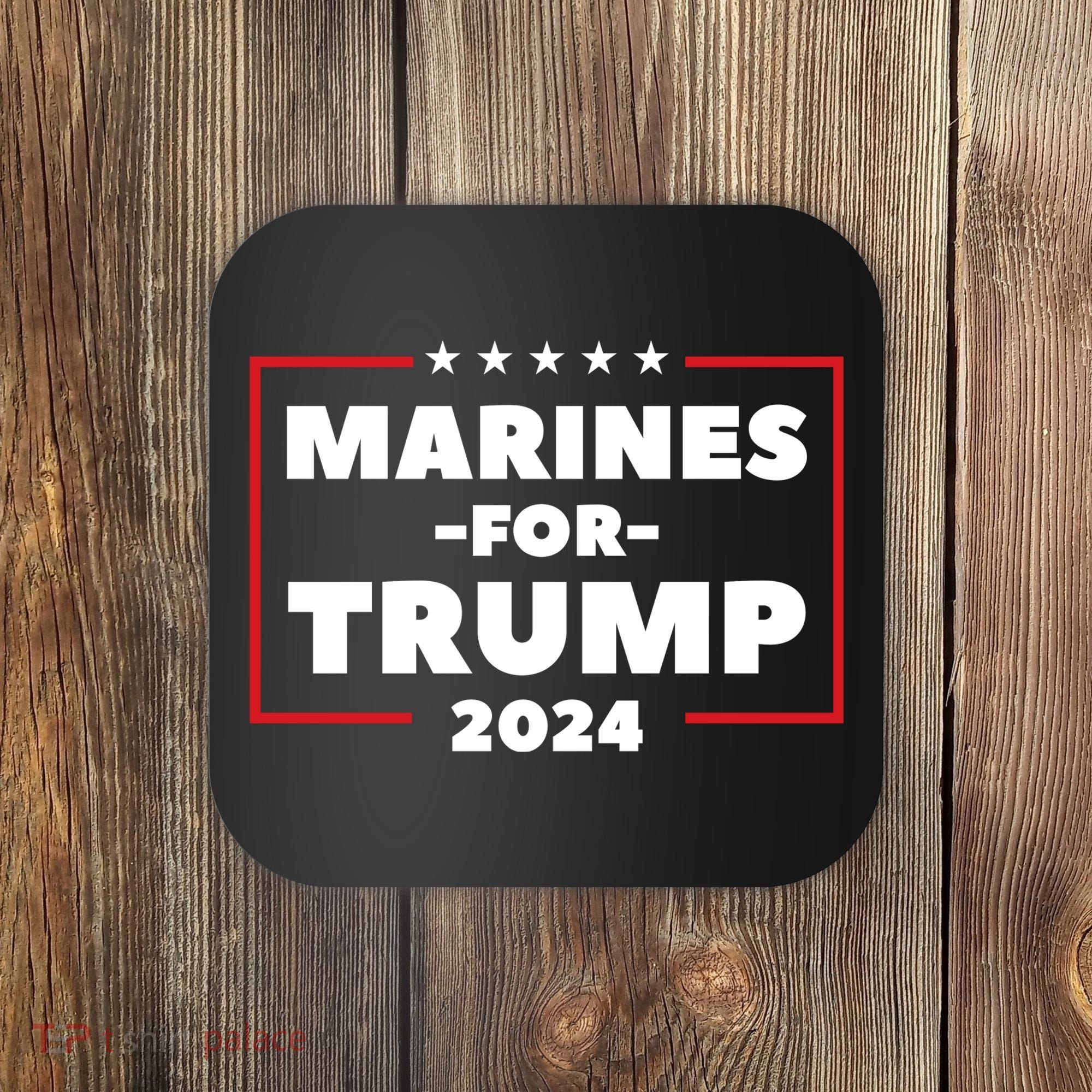Marines For Trump 2024 Coaster