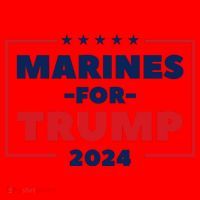 Marines For Trump 2024 Santa Hat thumb 1