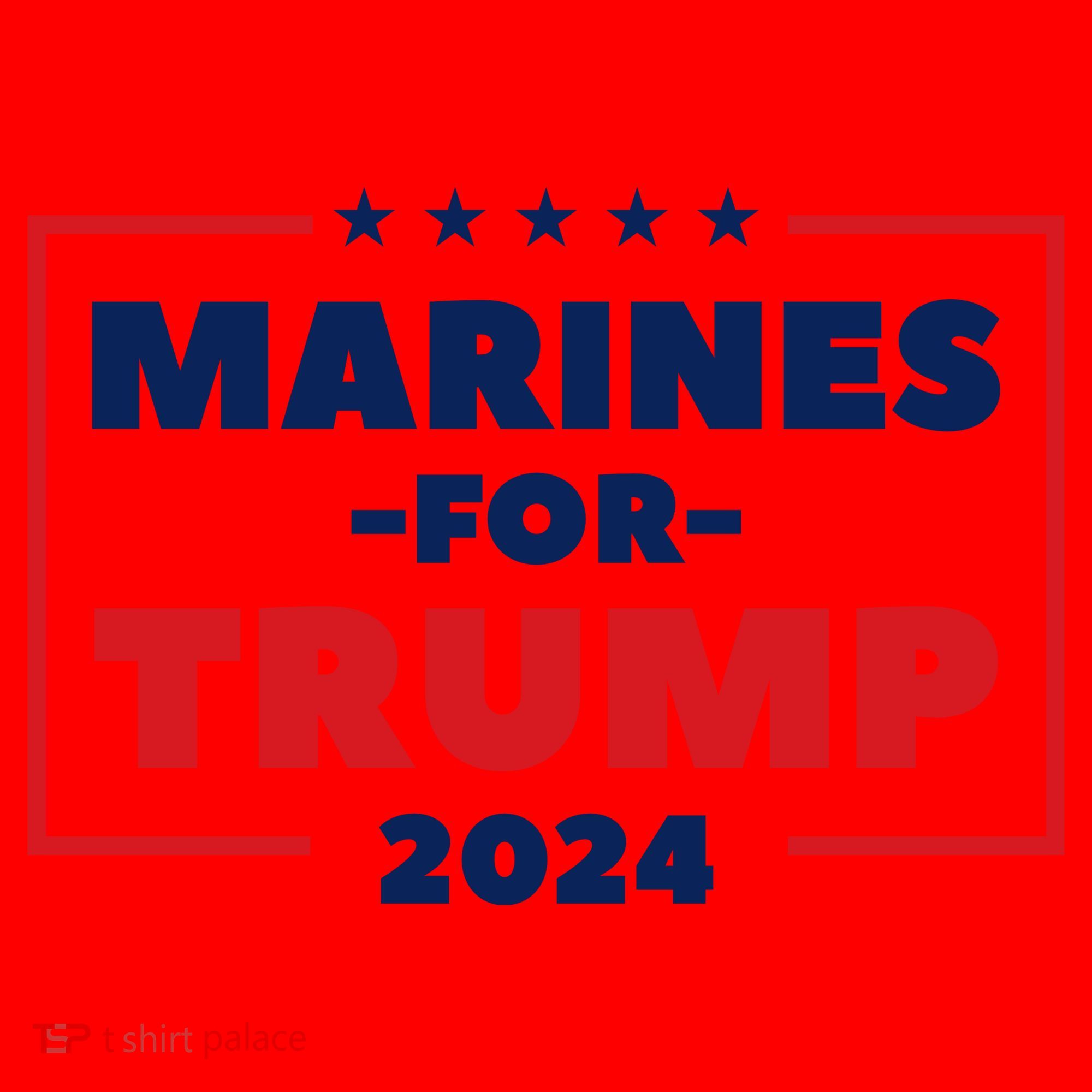 Marines For Trump 2024 Santa Hat