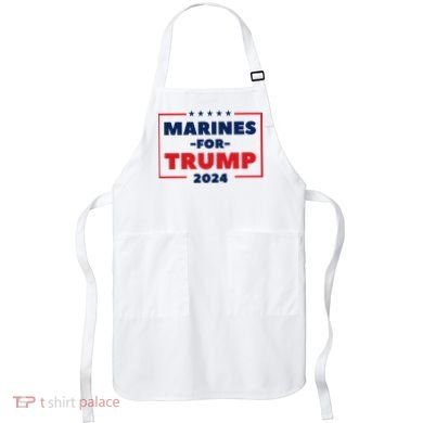 Marines For Trump 2024 Apron
