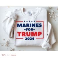 Marines For Trump 2024 Sweatshirt thumb 2