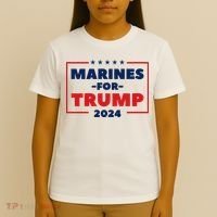 Marines For Trump 2024 T-Shirt thumb 4