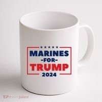 Marines For Trump 2024 Coffee Mug thumb 1