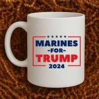 Marines For Trump 2024 Coffee Mug thumb 2
