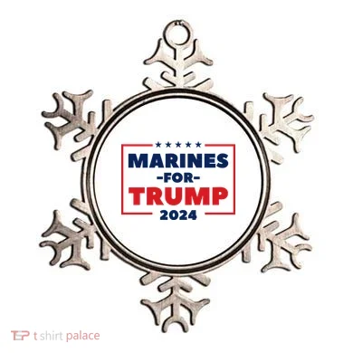 Marines For Trump 2024 Ornament