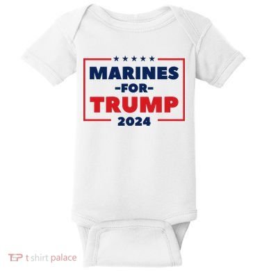 Marines For Trump 2024 Baby Bodysuit