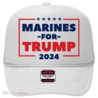 Marines For Trump 2024 Hat thumb 0