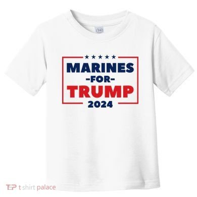Marines For Trump 2024 Toddler T-Shirt