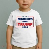 Marines For Trump 2024 Toddler T-Shirt thumb 2