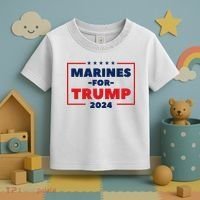 Marines For Trump 2024 Toddler T-Shirt thumb 3