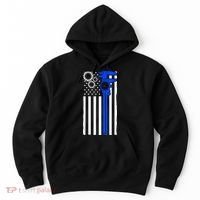 Machinist Flag Tools CNC Machine Operator Machining Hoodie thumb 0