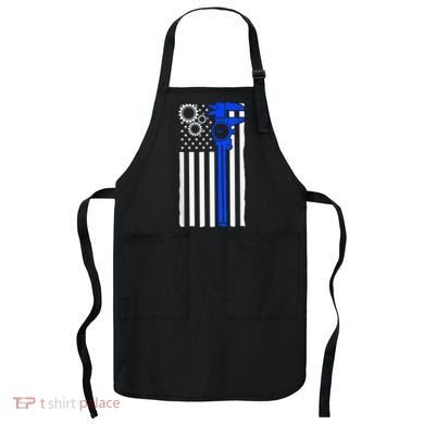 Machinist Flag Tools CNC Machine Operator Machining Apron