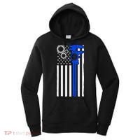Machinist Flag Tools CNC Machine Operator Machining Women's Hoodie thumb 0