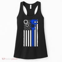 Machinist Flag Tools CNC Machine Operator Machining Women's Tank Top thumb 0