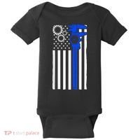 Machinist Flag Tools CNC Machine Operator Machining Baby Bodysuit thumb 0