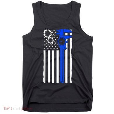 Machinist Flag Tools CNC Machine Operator Machining Tank Top