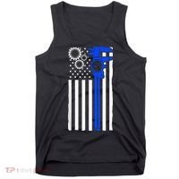 Machinist Flag Tools CNC Machine Operator Machining Tank Top thumb 0